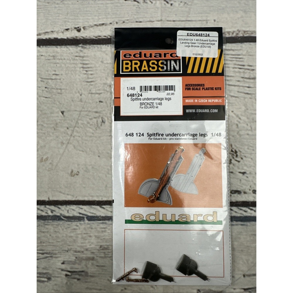 EDU648124 1:48 Eduard Brassin Spitfire Landing Gear/Undercarriage (EDU kit)